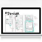 website footer mockup